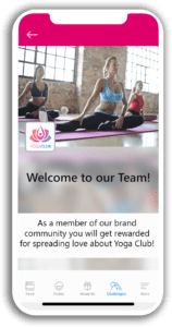 Onboarding message for recruited ambassador