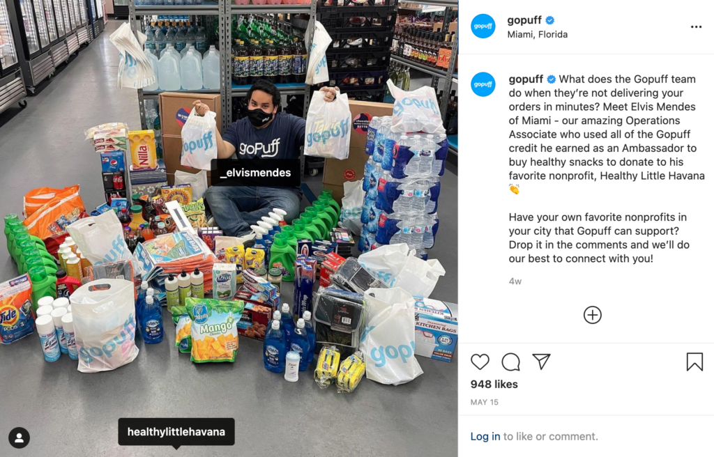 Gopuff ambassador